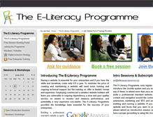 Tablet Screenshot of eliteracyprogramme.org
